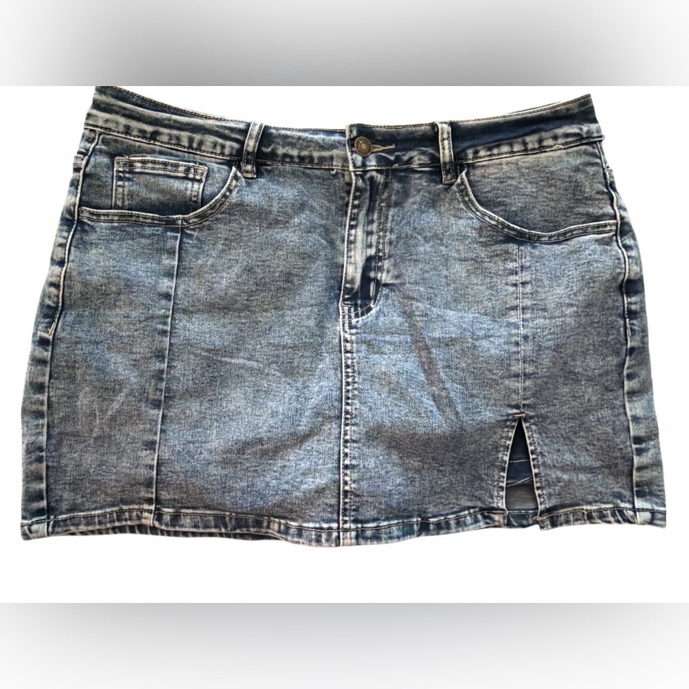 Luvamia Denim Short Skort NWT